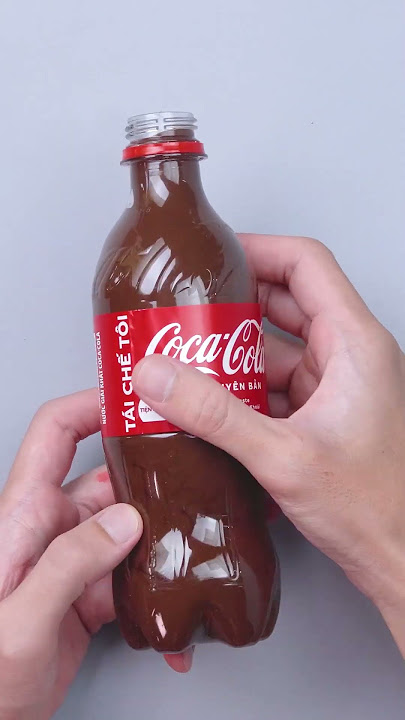 Chocolate Coca Cola Bottle Filled with Colorful Candy – A Fun Treat You Can’t Miss! 🥤 #shorts #cake