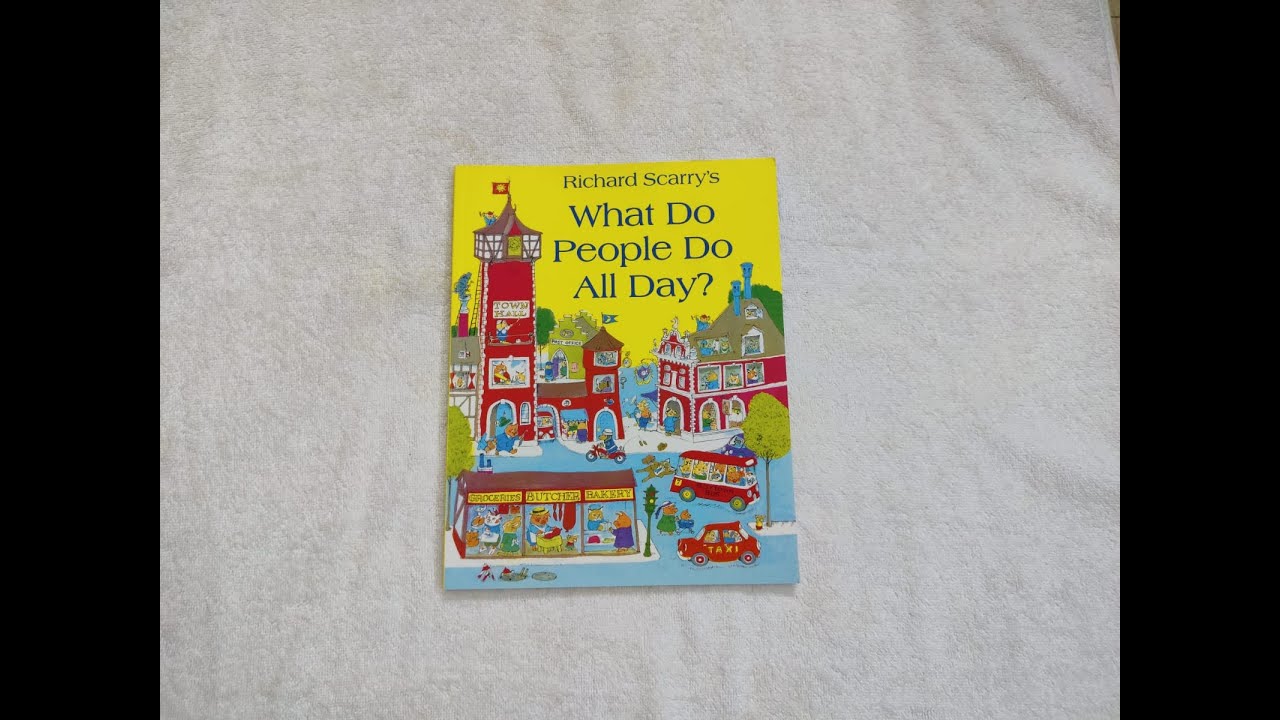 Book: Richard Scarry's What do people do all day? | Paperback | Ishaansbookhouse