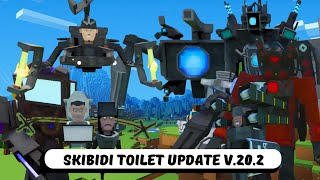 Skibidi Toilet Update V.20.2 @TELUR-Man || minecraft pe addon