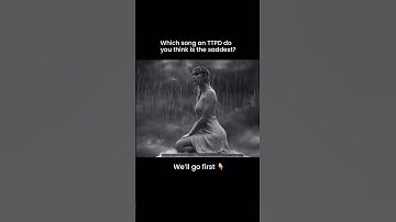 Can you even only pick one Taylor Swift TTPD sad song?! #taylorswift #ttpd