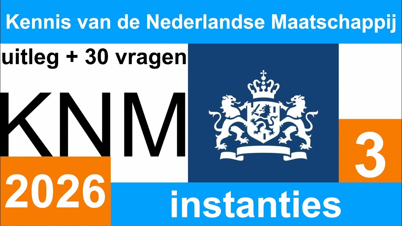 KNM 2026 WOORDENSCHAT & VRAGEN & UITLEG Kennis van de Nederlandse Maatschappij THEMA 3 #inburgering