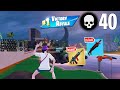 40 Elimination Solo vs Squads Win Full Gameplay (Fortnite Season 4)