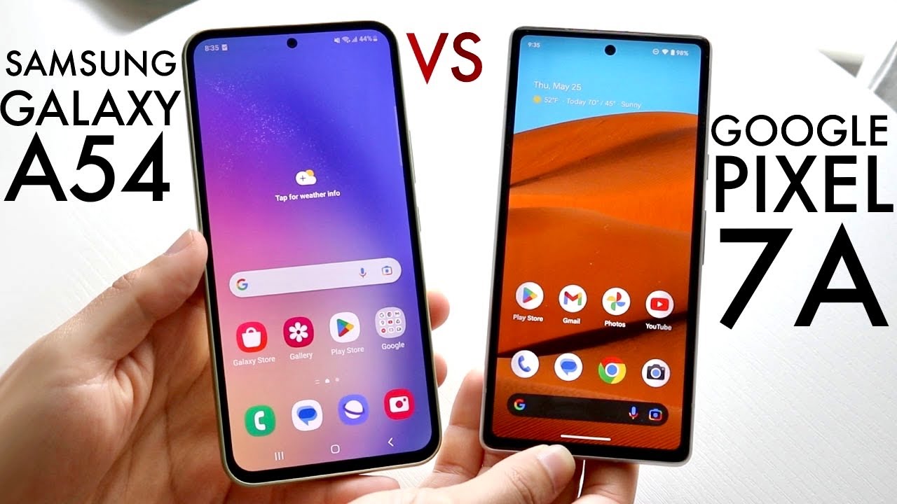 Google Pixel 7A Vs Samsung Galaxy A54! (Comparison) (Review) - YouTube