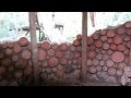 Off grid roundhouse build part 17 getting some help from friends.