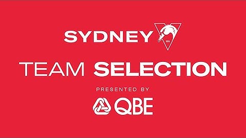 Round 3 Team Selection presented by QBE