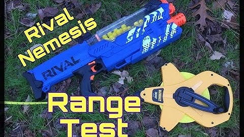 Range Test: Nerf Rival Nemesis MXVII-10K