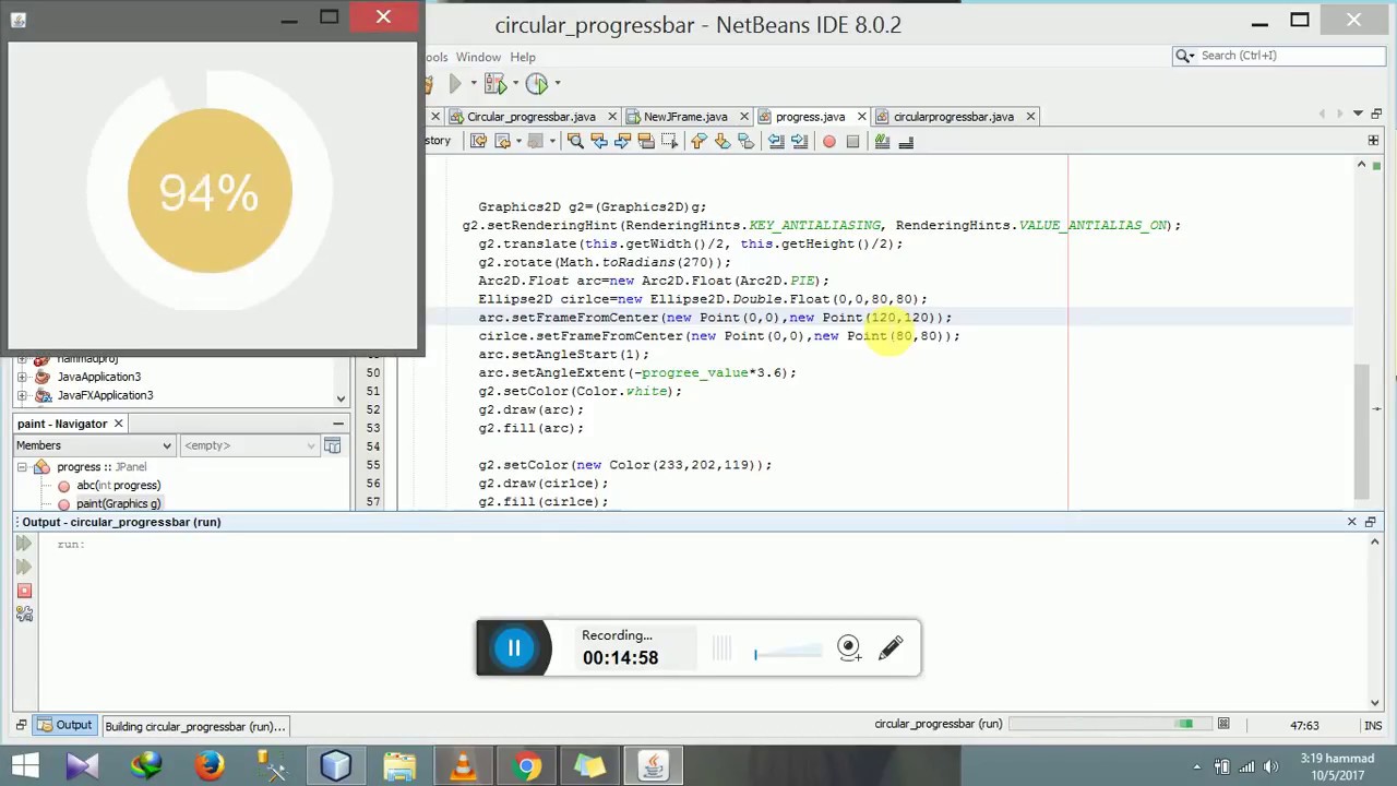 How to make a Circular progress bar - YouTube