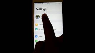 How to change proḟile picture in whatsapp iPhone or iOS app | How to change DP