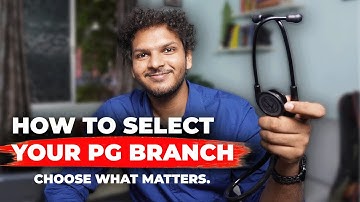 How to Choose a PG Branch that suits you | Dr Anuj Pachhel