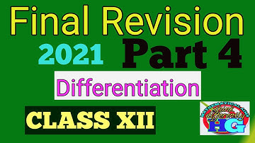Final Revision 2021 and Suggestions for DIFFERENTIATION || CLASS 12/ S.N.Dey