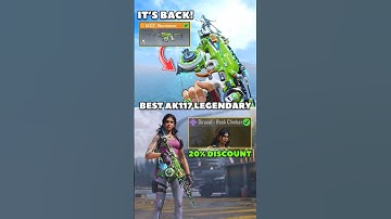 AK117 Mountaineer is back with 20% Discount! #codm