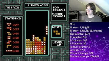 The craziest game of my life (first das 19 maxout) - NES Tetris