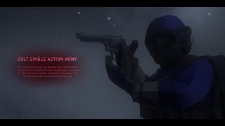 Running around with a Colt Single Action Army (Ravenfield)