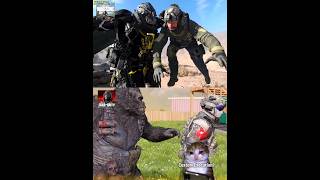 Godzilla VS Kong in CODM x Warzone Comparison 😳😱