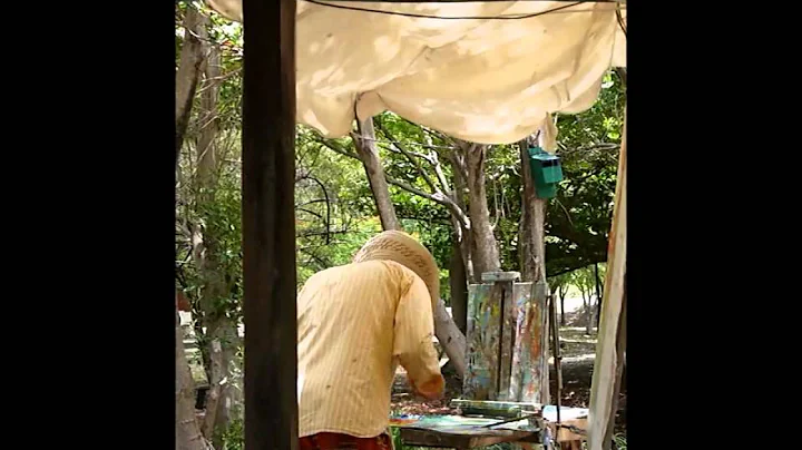 Roland Richardson, painting a flamboyant (part 2)