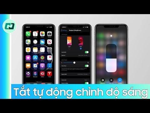 Tắt tự động chỉnh độ sáng trên iOS 13