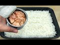 Hast du Reis und Thunfischkonserven zu Hause?😋Reisauflauf Rezept # 212