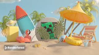 My New Intro For Summer 2024. (Plotagon Animations Videos)