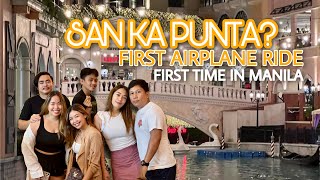 Manila | FIRST AIRPLANE RIDE AND FIRST TIME IN LUZON Random Vlog Episode 1