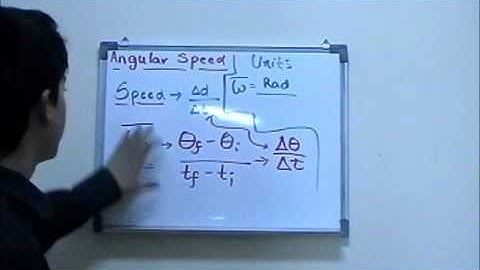 Angular Acceleration and Velocity (3.2) - Physics