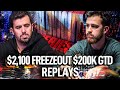 BLOWOUT SERIES $2,100 Korrinho | probirs | wilywonka10 Final Table  Poker Replays