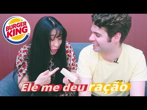 Burger King coreano vende comida de cachorro? Fui conferir!