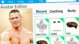 MAKING JOHN CENA a ROBLOX ACOUNT