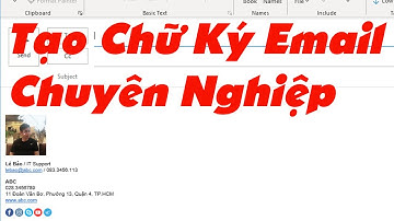 Hướng dẫn tạo chữ ký email chuyên nghiệp liên kết các tài khoản mạng xã hội | Kiến Thức 4.0