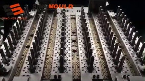 72 cavity preform mold assembly