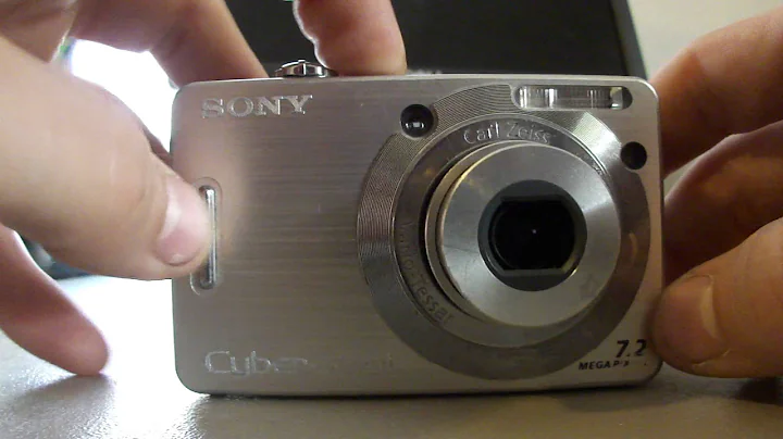 Sony Cybershot DSC-W55 Stuck Lens Fix Repair