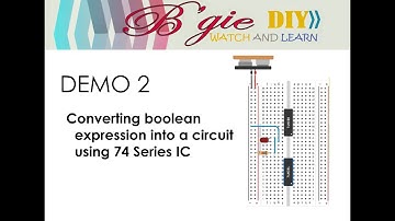 CONVERTING BOOLEAN EXPRESSIONS TO LOGIC CIRCUITS