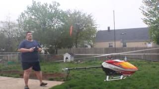 First Test Flight of New Build Align Trex 700L V2  April28,2017
