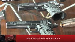 Gun sales rise, PNP says