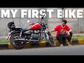 My 1st bike from 1st salary   royal enfield meteor 350 fireball red 