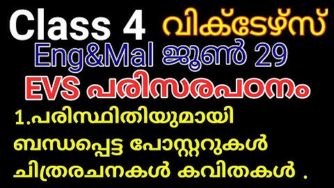 Victers Class 4 June29 Worksheet|victers channel evs worksheet std 4|std 4 victers|victers std 4 evs