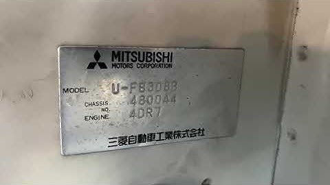 VIDEO  TEST ENGINE 4DR7.CANTER.