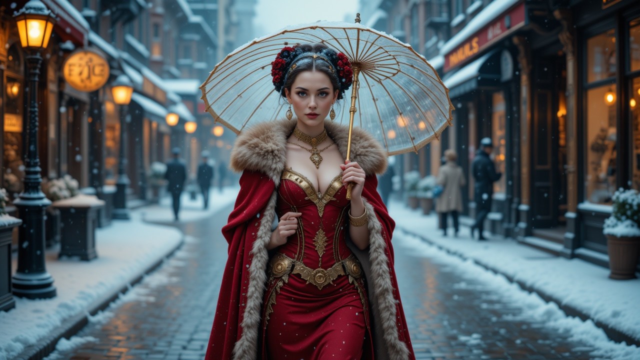 Visions of Tomorrow: A Steampunk Christmas of Gears and Joy | An Ai ...
