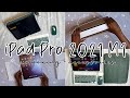 Ipad Pro M1 Unboxing and Accessories (Green Aesthetic)