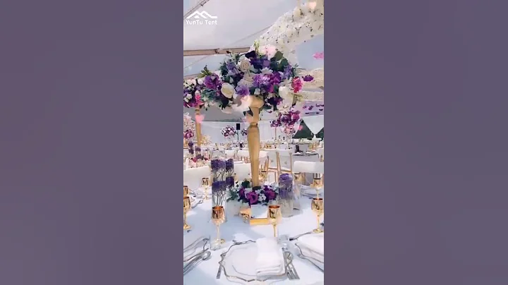 Outdoor Wedding Tent Luxury Inner Decoration