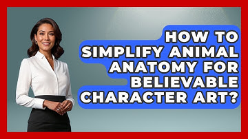 How To Simplify Animal Anatomy For Believable Character Art? - The Virtual Art Desk