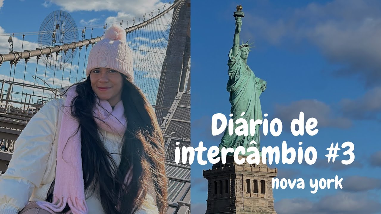 Diário de intercâmbio #3 - Sozinha em NY, estatua da liberdade, brooklyn bridge, the vessel 🗽