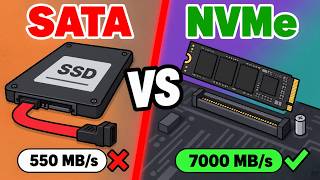 Your NVMe SSD Is Barely Faster Than SATA | SATA vs NVMe  Explained