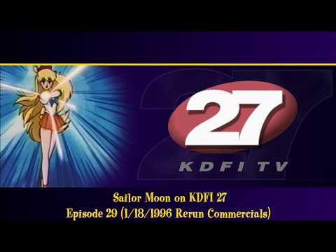 Sailor Moon on KDFI 27: Episode 29, 1/18/1996 Rerun Commercials (1080p, 60fps)