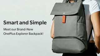 Oneplus Unveils Explorer Backpack,  L First Look L