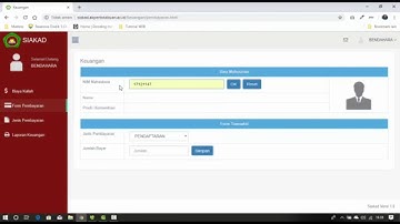 PART 5 AKSES BENDAHARA SIAKAD : SISTEM INFORMASI AKADEMIK BERBASIS WEB