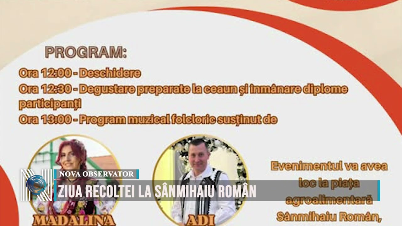Ziua Recoltei la Sânmihaiu Român 