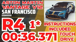 Asphalt 9 - ASTON MARTIN VANTAGE V12 Grand Prix Round 4 | Touchdrive+ 1⭐ | Waterside