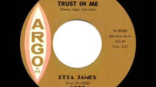 Watch Etta James Trust In Me Single Version video