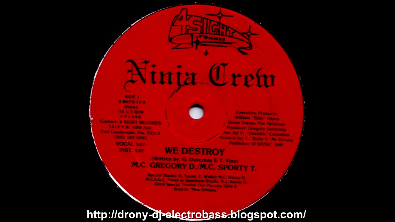 Ninja Crew , MC Gregory D , MC Sporty T - We Destroy (Vocal) - YouTube