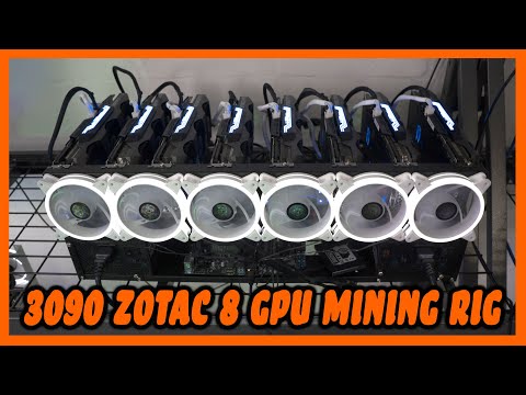 Our Biggest Build Yet - 3090 Zotac 8 GPU Mining Rig - Part 2
